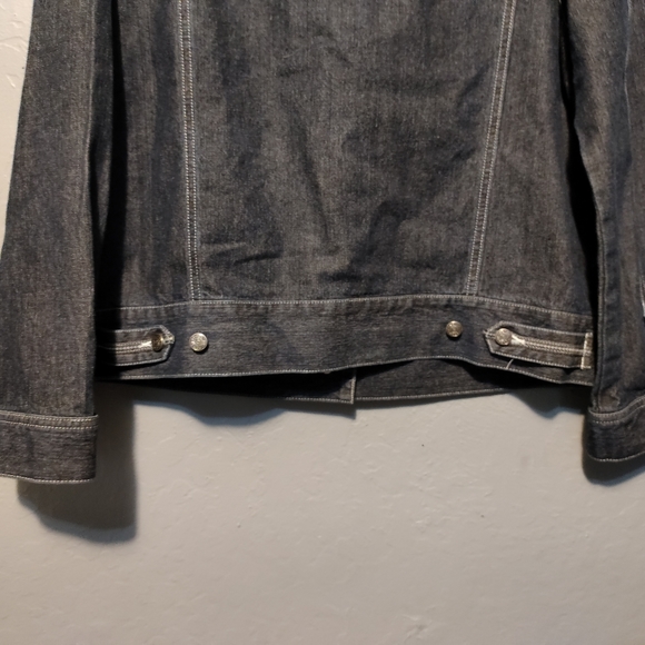 Marsh Landing Women's Jean Jacket Medium Oversized - Picture 4 of 7